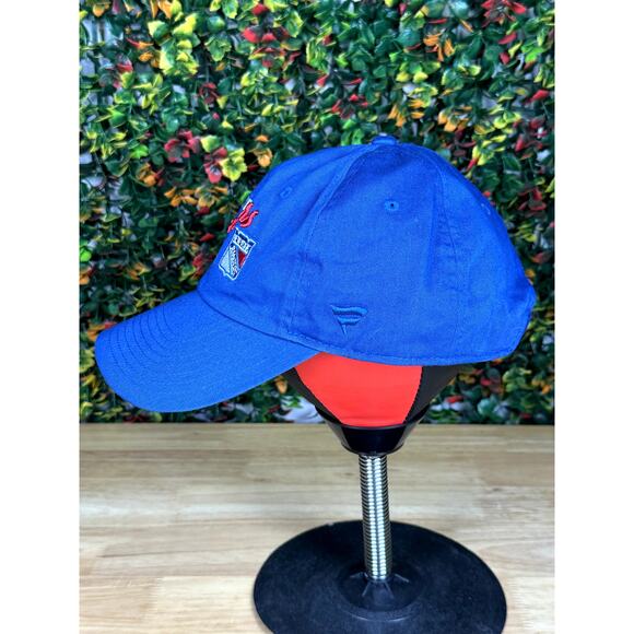 New York Rangers NHL Fanatics Hat Cap Blue Red White Adjustable Womens NEW NWOT - Picture 3 of 11